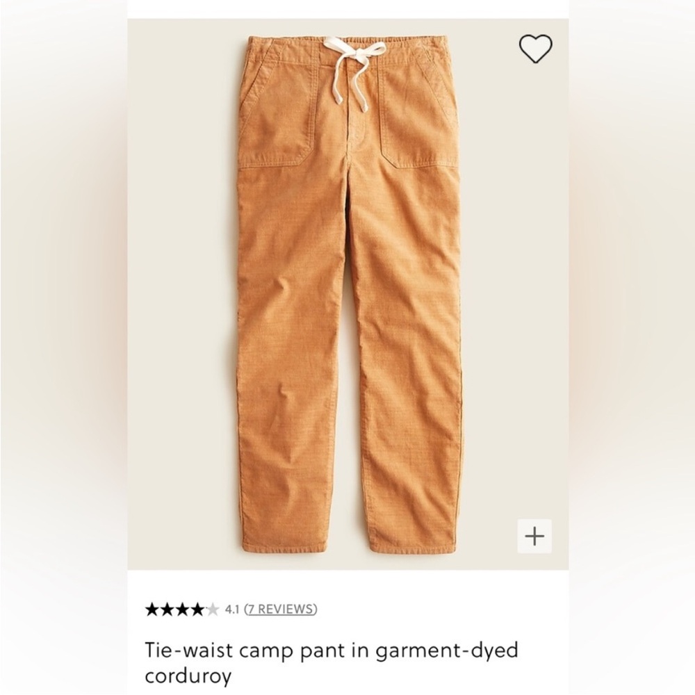 J.Crew Tie-waist Camp Pant
